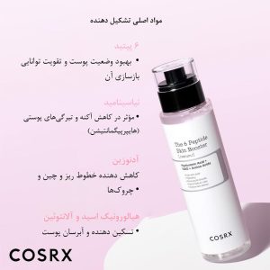 بوستر سرم تقویت کننده پپتید کوزارکس Cosrx the 6 peptide skin booster serum