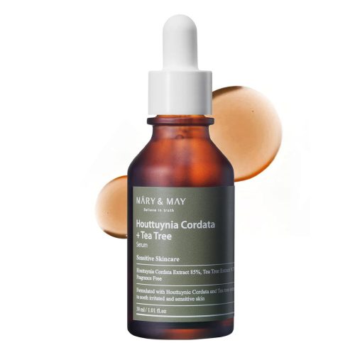 سرم تسکین دهنده هوتوینیا کورداتا و تی تری مری اند می Mary & May Houttuynia Cordata + Tea Tree Serum