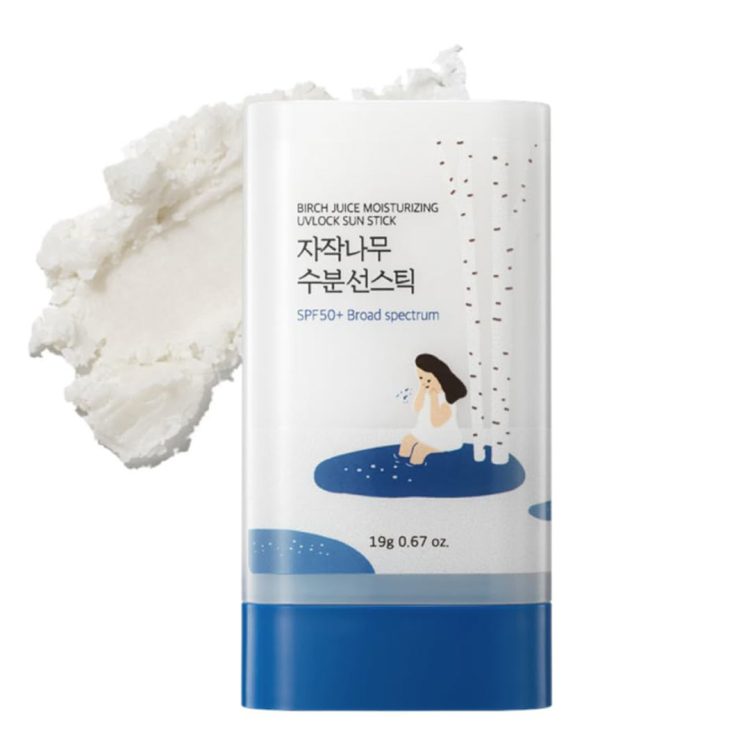 ضد آفتاب استیکی مرطوب کننده شیره توس راندلب ROUND LAB Birch Juice Moisturising Sun Stick