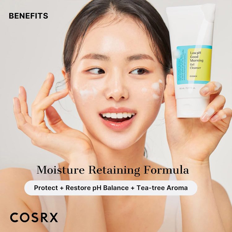 ژل شستشوی صورت کوزارکس مدل گود مورنینگ با PH پایین Cosrx Low pH Good Morning Gel Cleanser