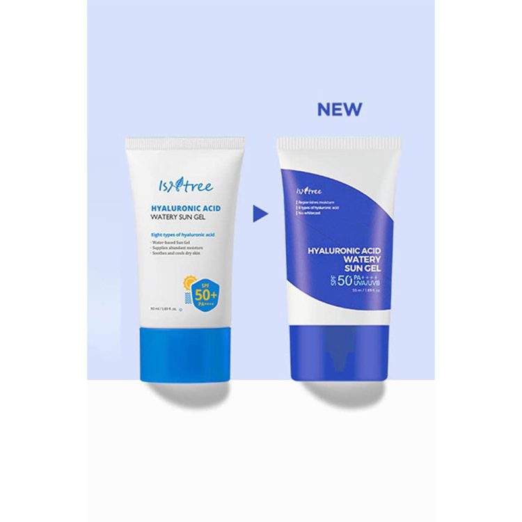 ژل کرم ضد آفتاب هیالورونیک اسید ایزنتری ISNTREE Hyaluronic Acid Watery Sun Gel (SPF50+,PA++++) 50ml