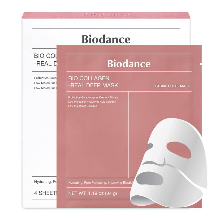 ماسک جوانساز و آبرسان بیو کلاژن بیودنس BIODANCE Bio-Collagen Real Deep Mask
