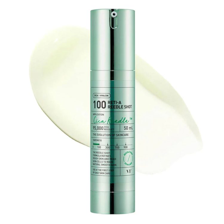 اسنس ترمیم کننده و ضد چروک رتینول ریدل شات 100 وی تی کازمتیک VT Cosmetics Reti-A Reedle Shot 100