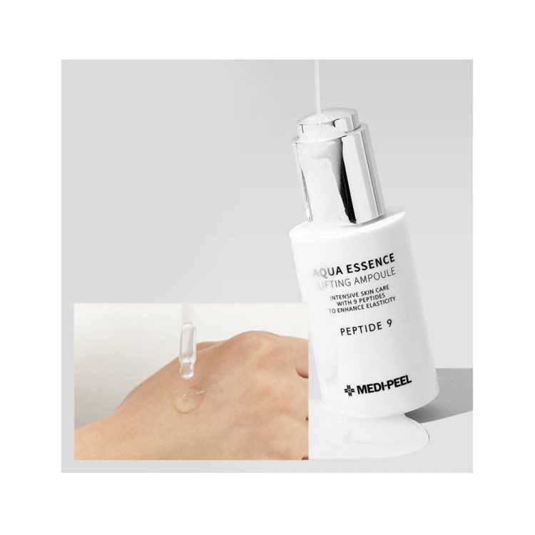 آمپول ضد چروک و روشن کننده 9 پپتاید آکوا اسنس مدی پیل MEDI-PEEL Peptide 9 Aqua Essence Lifting Ampoule