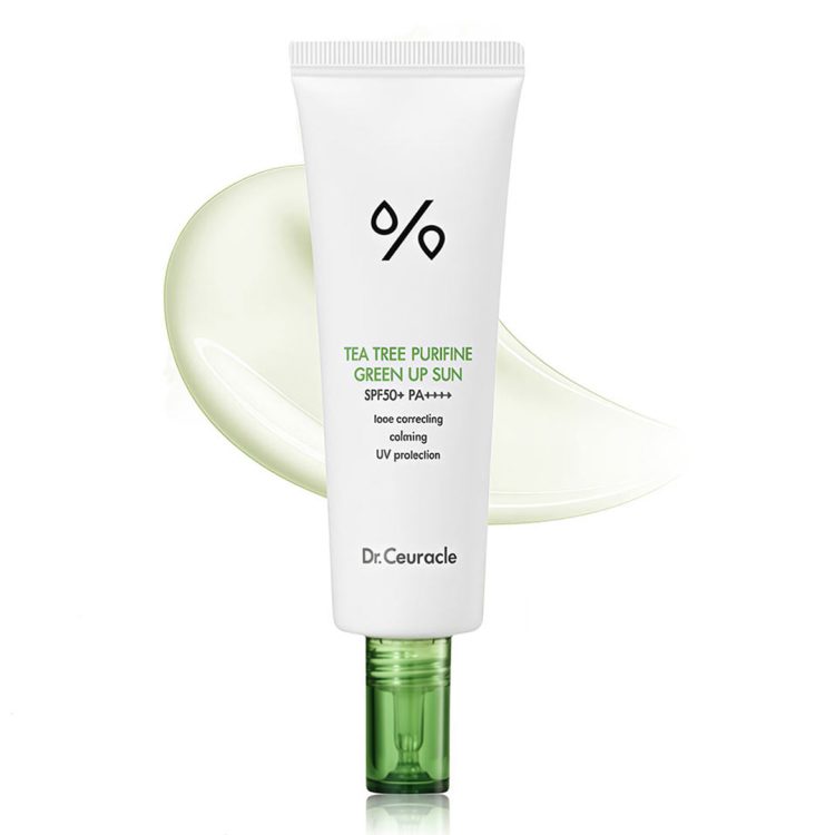 ضد آفتاب فیزیکی تی تری دکتر سراکل Dr.Ceuracle Tea Tree Purifine Green Up Sun