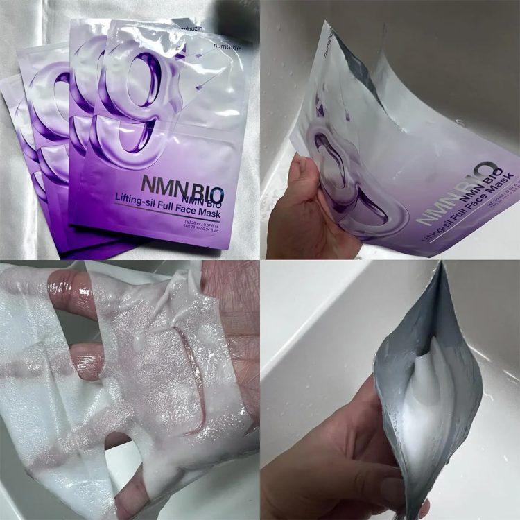 ماسک ضد چروک بایو لیفتینگ شماره 9 نامبوزین Numbuzin No.9 Sheet Mask NAD+ BIO Lifting-sil Full Face Mask