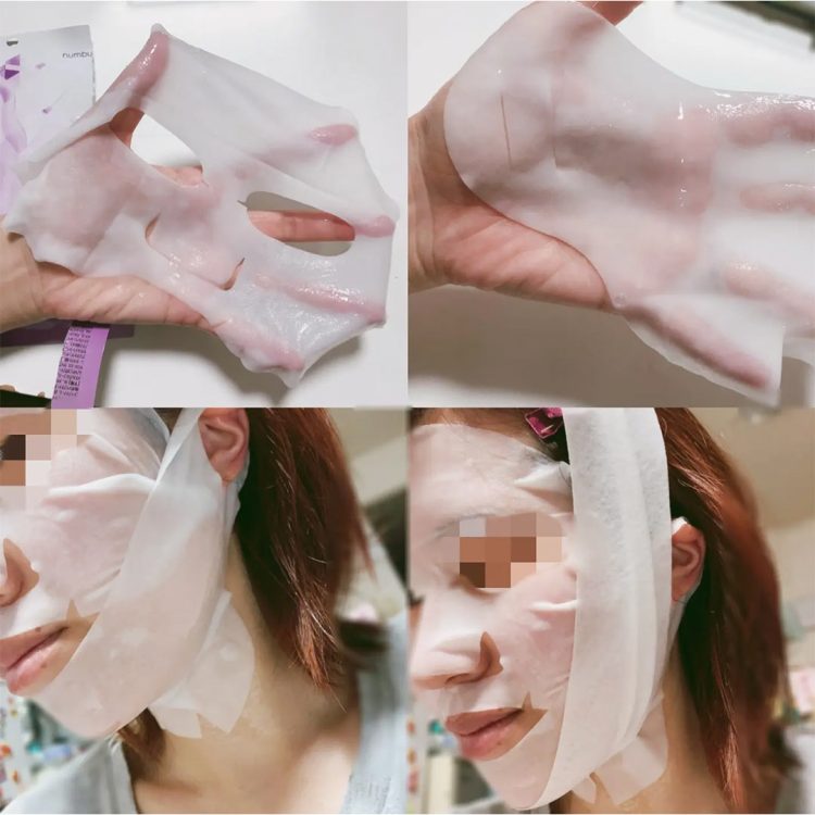 ماسک ضد چروک بایو لیفتینگ شماره 9 نامبوزین Numbuzin No.9 Sheet Mask NAD+ BIO Lifting-sil Full Face Mask