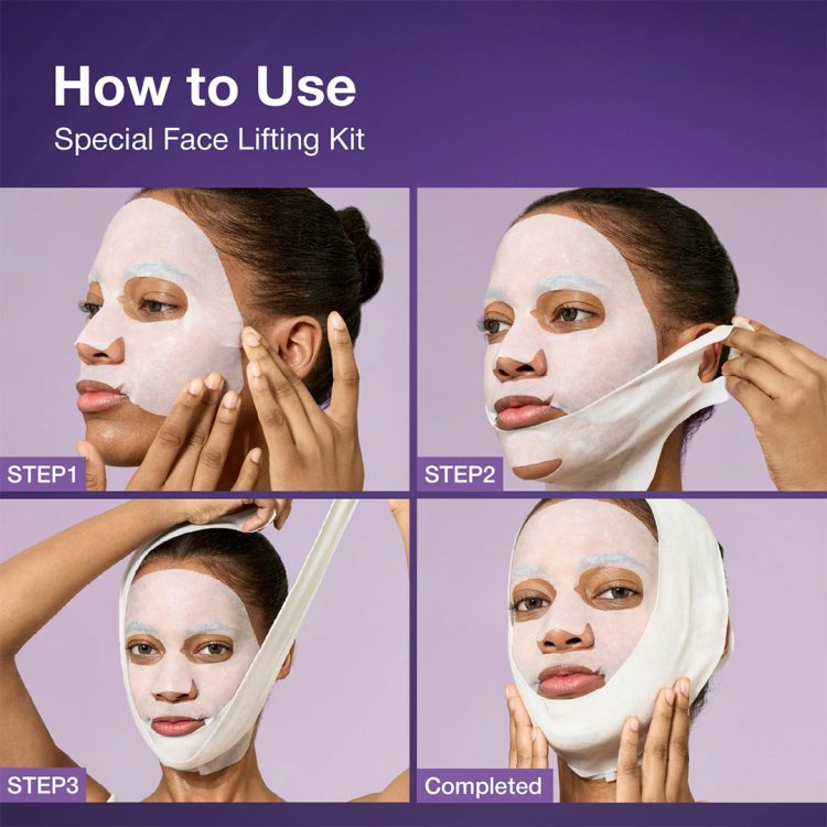 ماسک ضد چروک بایو لیفتینگ شماره 9 نامبوزین Numbuzin No.9 Sheet Mask NAD+ BIO Lifting-sil Full Face Mask
