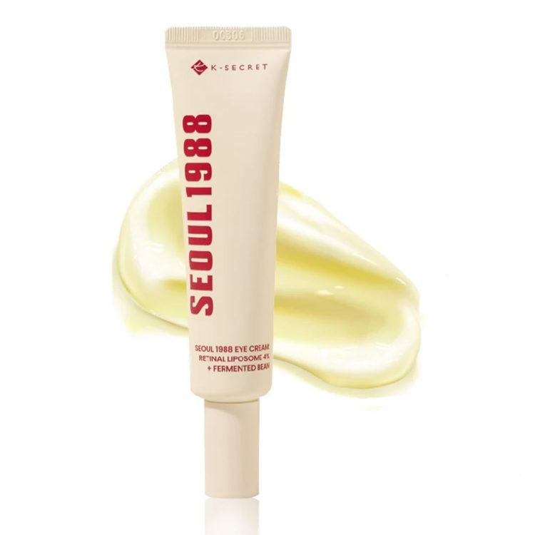 کرم دور چشم سئول 1988 لیپوزوم رتینال و بین کی سکرت K-SECRET SEOUL 1988 Eye Cream Retinal Liposome 4% + Fermented Bean