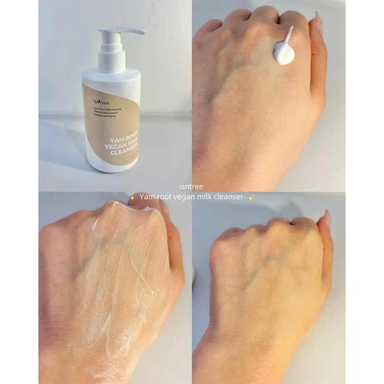 شوینده یام روت ایزنتری Isntree Yam Root Vegan Milk Cleanser