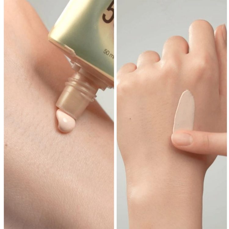 کرم ضد آفتاب تون آپ کلاژن مدی کیوب ضد چروک و روشن کننده پوست MEDICUBE Collagen Firming Sun Cream