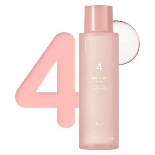 تونر شماره 4 نامبوزین آبرسان عمیق و درخشان کننده پوست Numbuzin No. 4 Hydration Glow Mineral Toner
